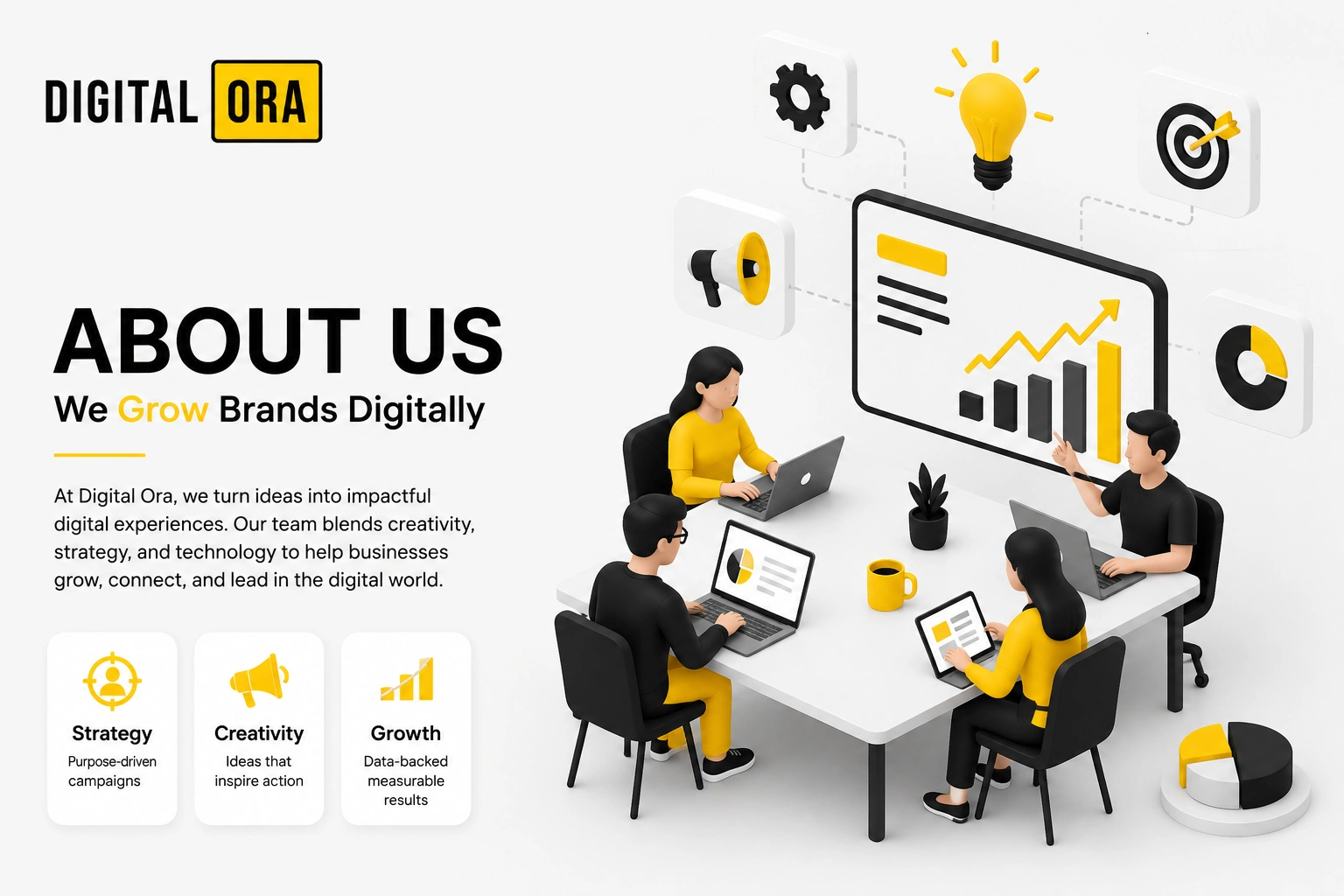 Digital Ora founding partners - digital marketing agency Kandivali West Mumbai 2026 launched by 4 experts