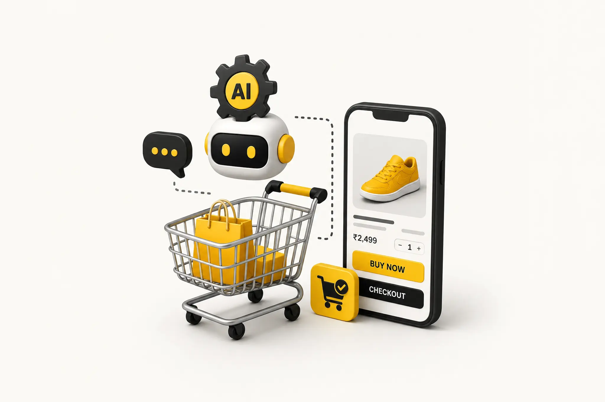 AI automation e-commerce Mumbai - order confirmation and WhatsApp notification automation for Mumbai D2C brand