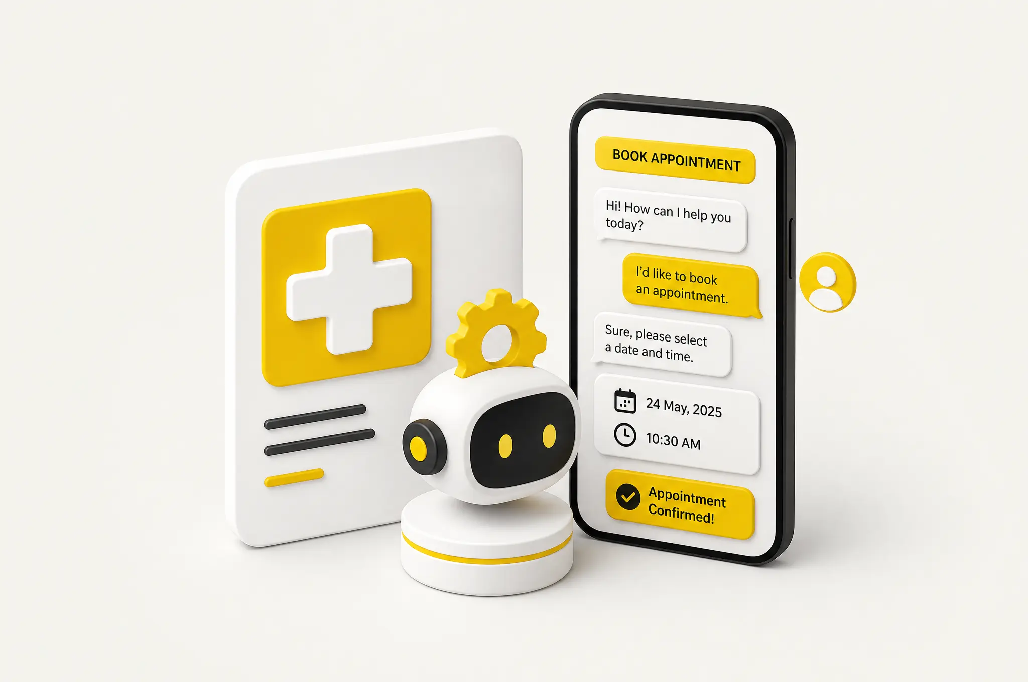 AI automation healthcare Mumbai - appointment booking chatbot for Mumbai clinic saving 120 hours per month