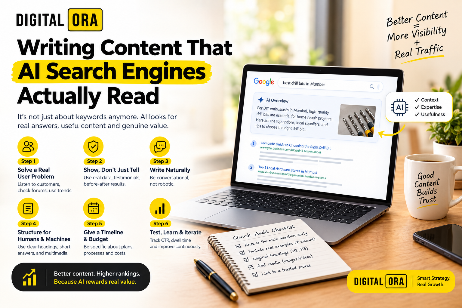 Writing Content That AI Search Engines Actually Read - Digital Ora