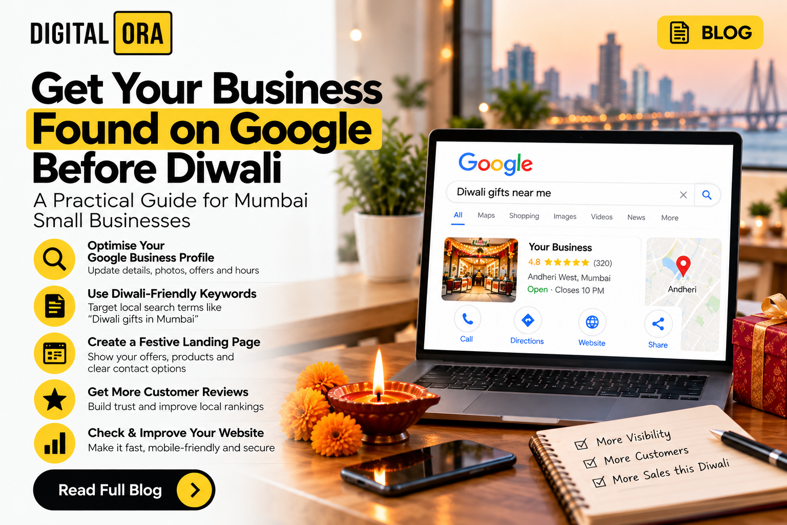 Get Your Business Found on Google Before Diwali - A Practical